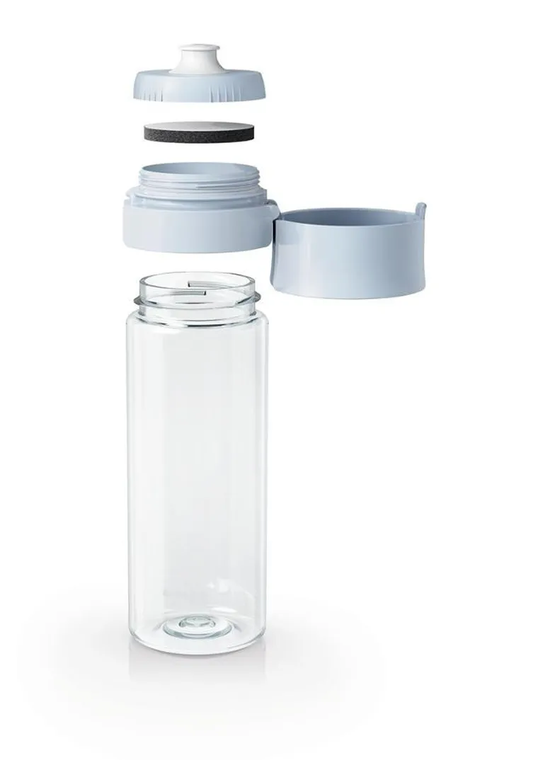 Brita, butelka filtrująca, Vital pastelowy błękit, 2 dyski