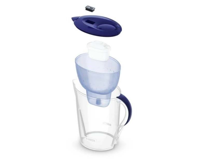 Brita, Marella, dzbanek filtrujący, 4 wkłady MaxtraPro PP, niebieski, 2,4l
