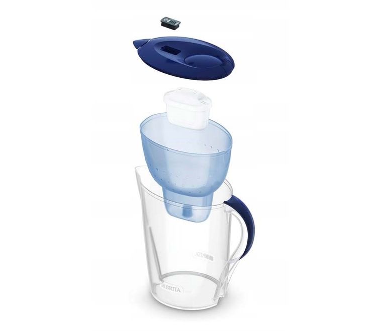 Brita, Marella XL, dzbanek filtrujący, 5 wkładów MaxtraPro PP, niebieski, 3,5l