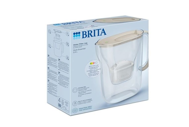 Brita, Style Essential, dzbanek filtrujący, piaskowy + Maxtra Pro Pure Performance, wkład, 1 szt.