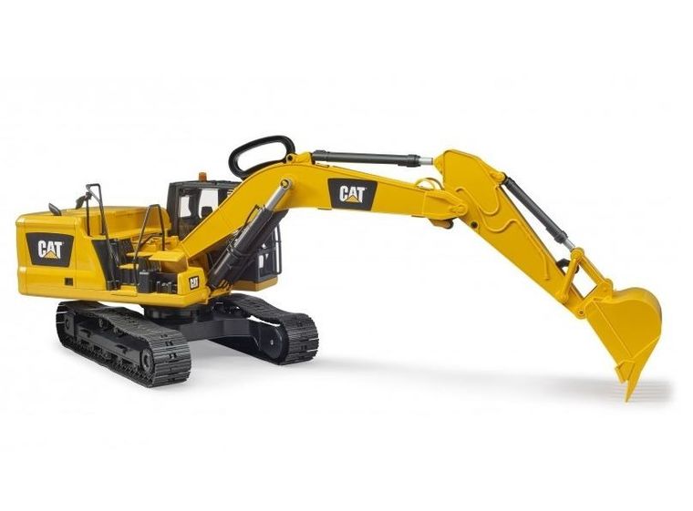 Bruder, CAT, koparka czerpakowa, duża, na gąsienicach