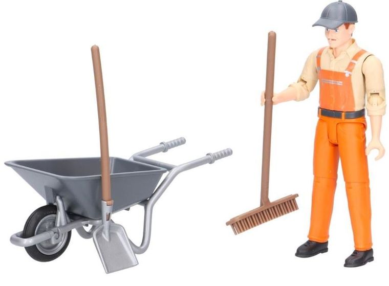 Bruder, Mercedes-Benz Sprinter, pojazd komunalny z figurką i akcesoriami