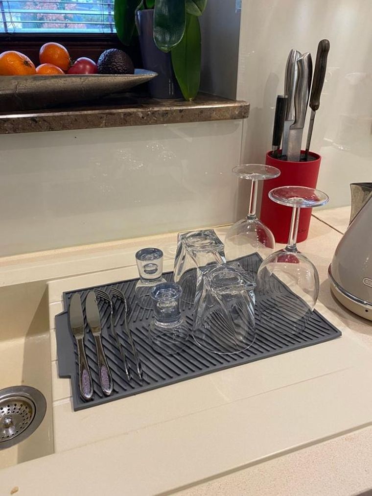 Brunbeste, podkładka silikonowa, ociekacz do naczyń, 39-25 cm