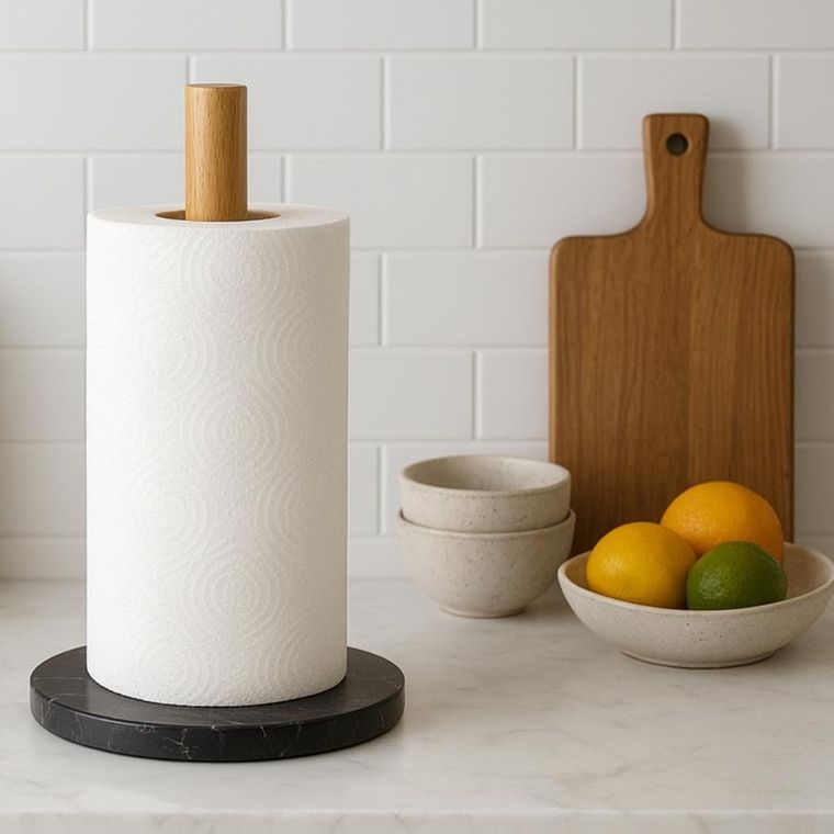 Brunbeste, stojak na ręczniki papierowe, z marmurową podstawą, 3380