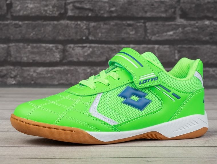 Buty piłkarskie dziecięce, halowe, mix, Lotto Soccera