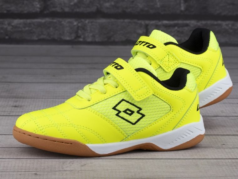 Buty piłkarskie dziecięce, halowe, żółte, Whizzer K