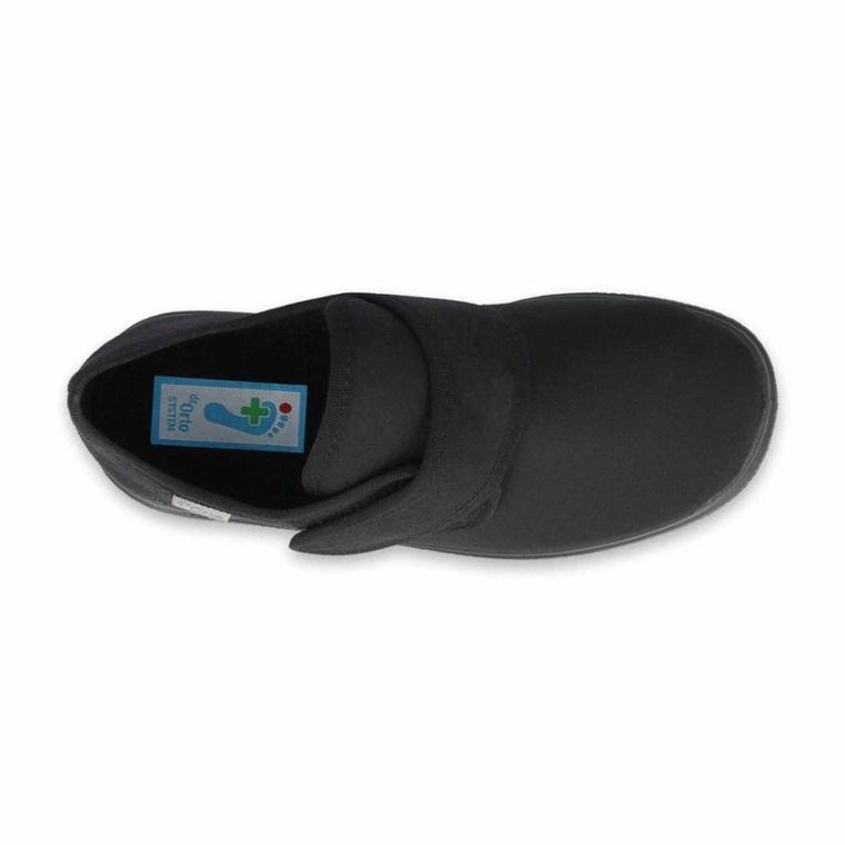 Buty profilaktyczno-zdrowotne męskie, czarne, Dr Orto