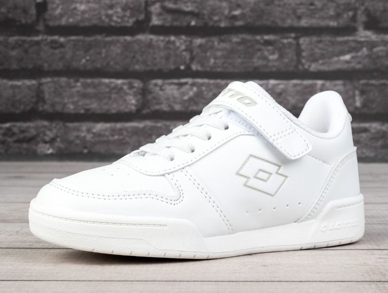 Buty sportowe chłopięce, białe, Lotto