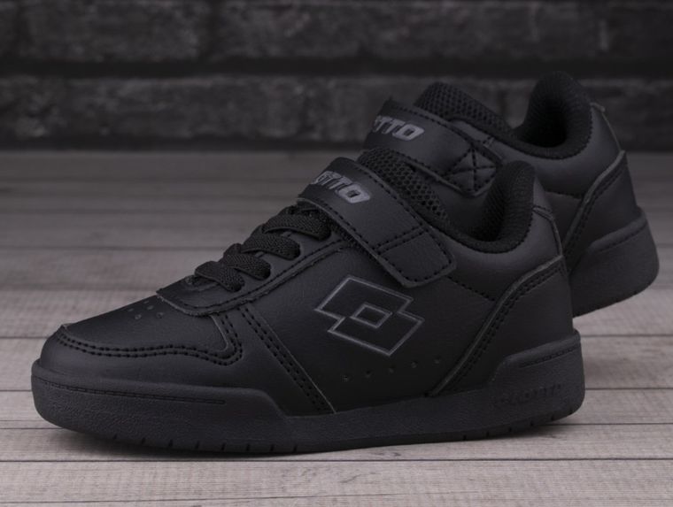Buty sportowe chłopięce, czarne, Lotto