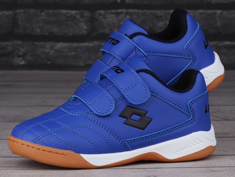 Buty sportowe chłopięce, niebieskie, Lotto