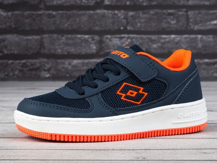 Buty sportowe chłopięce, niebieskie, Lotto Flugo K