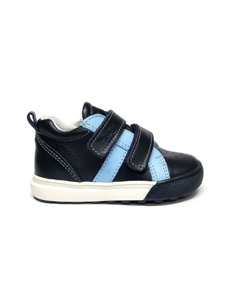Buty sportowe chłopięce, skórzane, granatowe, RenBut