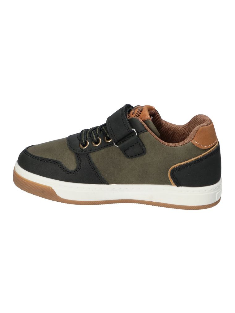 Buty sportowe chłopięcie, khaki, skórzana wkładka, American Club