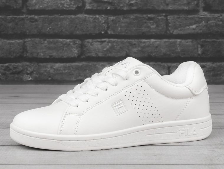 Buty sportowe damskie, białe, Fila Crosscourt 2