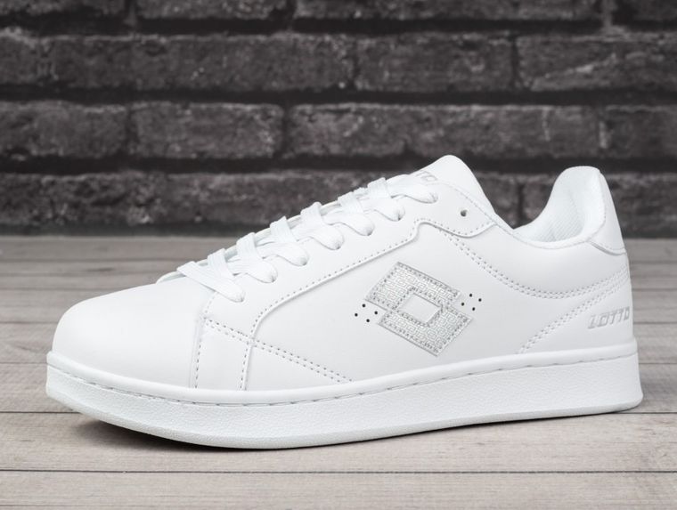 Buty sportowe damskie, białe, Lotto Jambol GC