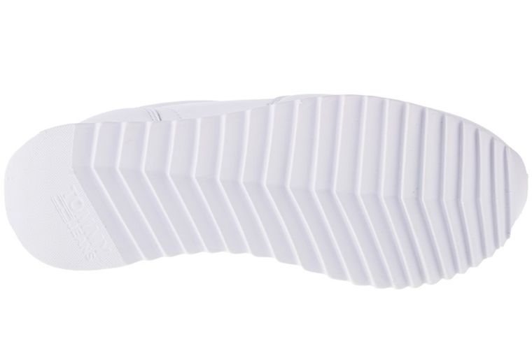 Buty sportowe damskie, białe, Tommy Hilfiger High Cleated Leather