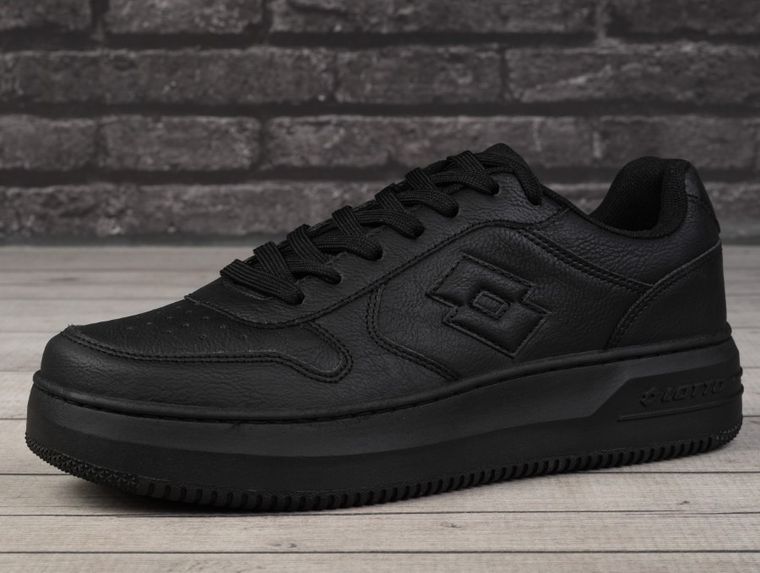 Buty sportowe damskie, czarne, Lotto Paliot