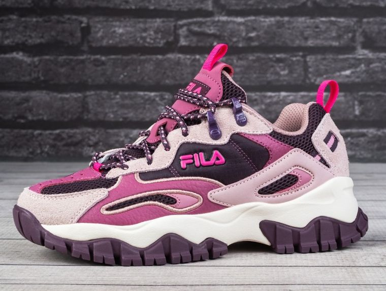 Buty sportowe damskie, różowe, Fila Ray Tracer