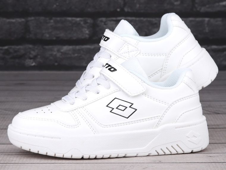 Buty sportowe dziecięce, białe, Lotto Groovn