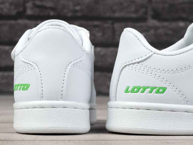 Buty sportowe dziecięce, białe, Lotto Jambol
