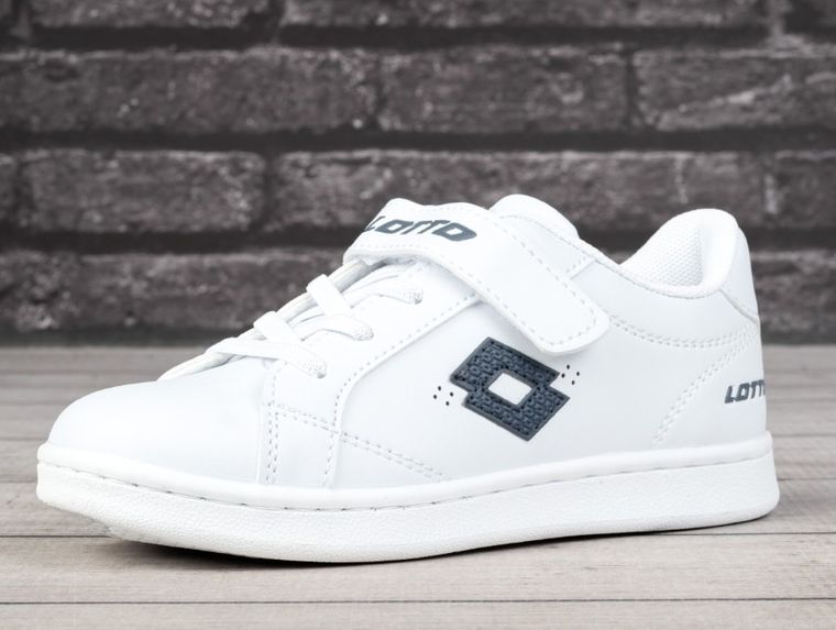 Buty sportowe dziecięce, białe, Lotto Jambol K