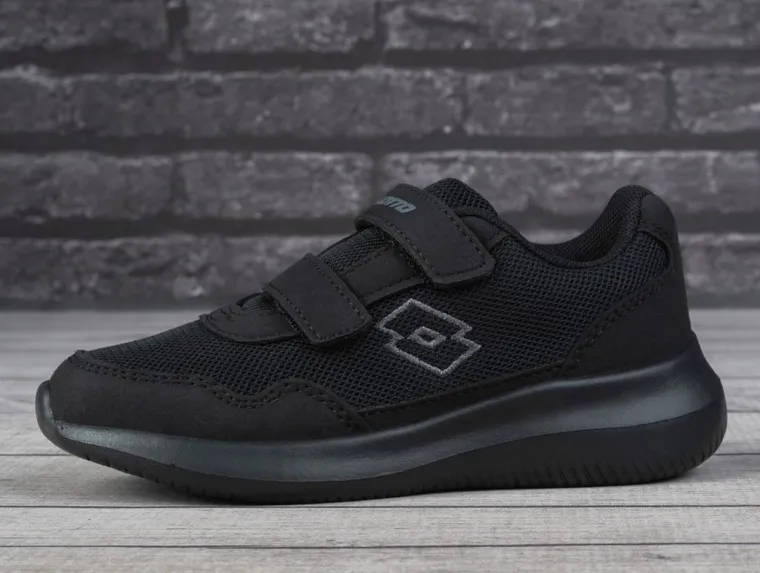 Buty sportowe dziecięce, czarne, Lotto