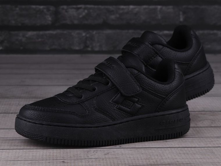 Buty sportowe dziecięce, czarne, Lotto