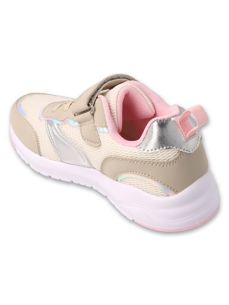 Buty sportowe dziewczęce, beżowe, Befado