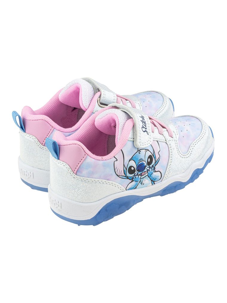 Buty sportowe dziewczęce, białe, Lilo i Stitch, Leomil