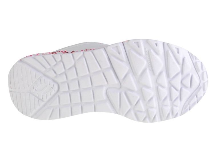 Buty sportowe dziewczęce, białe, Skechers Uno Lite