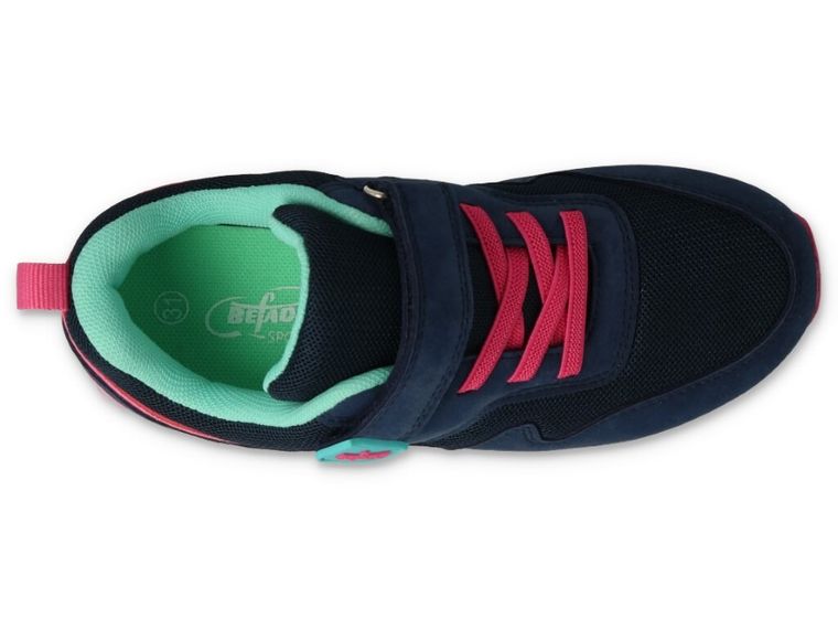 Buty sportowe dziewczęce, granatowe, Befado