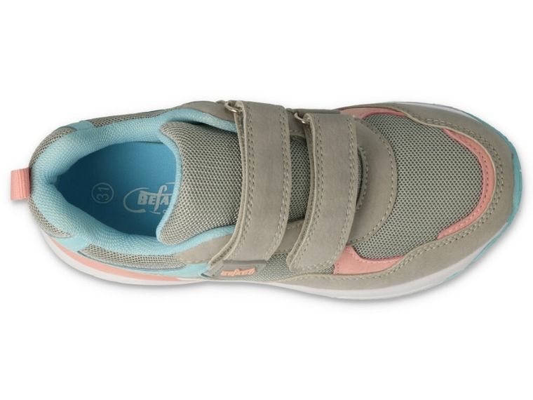 Buty sportowe dziewczęce, szare, Befado