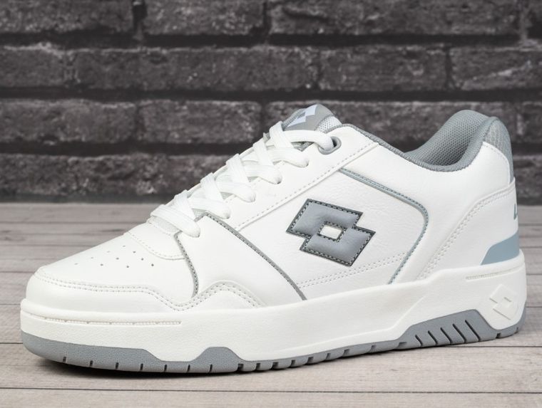 Buty sportowe męskie, białe, Lotto Boxscore