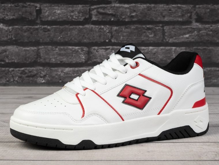 Buty sportowe męskie, białe, Lotto Boxscore