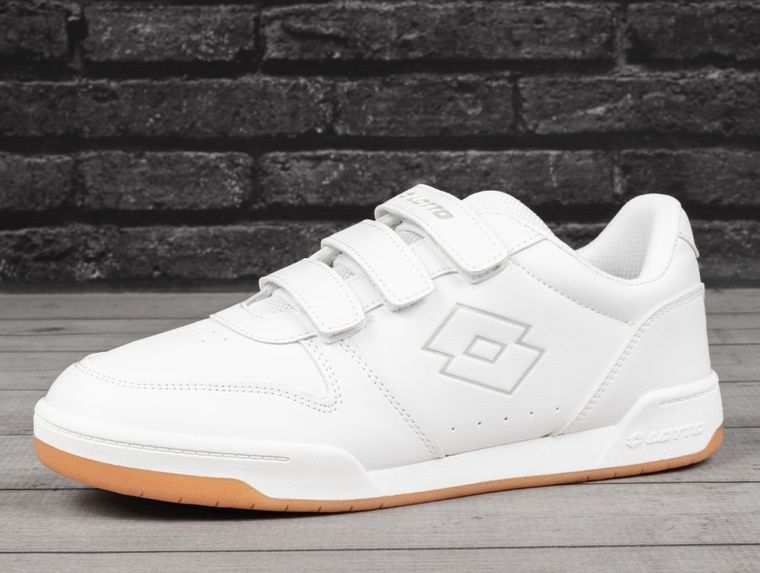 Buty sportowe męskie, białe, Lotto Titanis VL