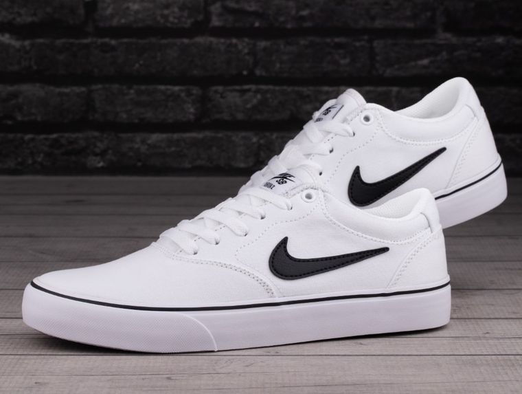 Buty sportowe męskie, białe, Nike SB Chron 2