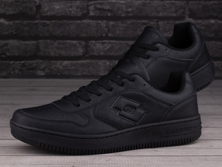Buty sportowe męskie, czarne, Lotto Paliot