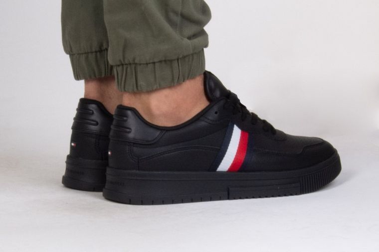 Buty sportowe męskie, czarne, Tommy Hilfiger