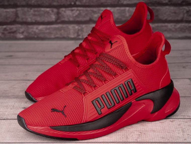 Buty sportowe męskie, czerwone, Puma Softride Premier