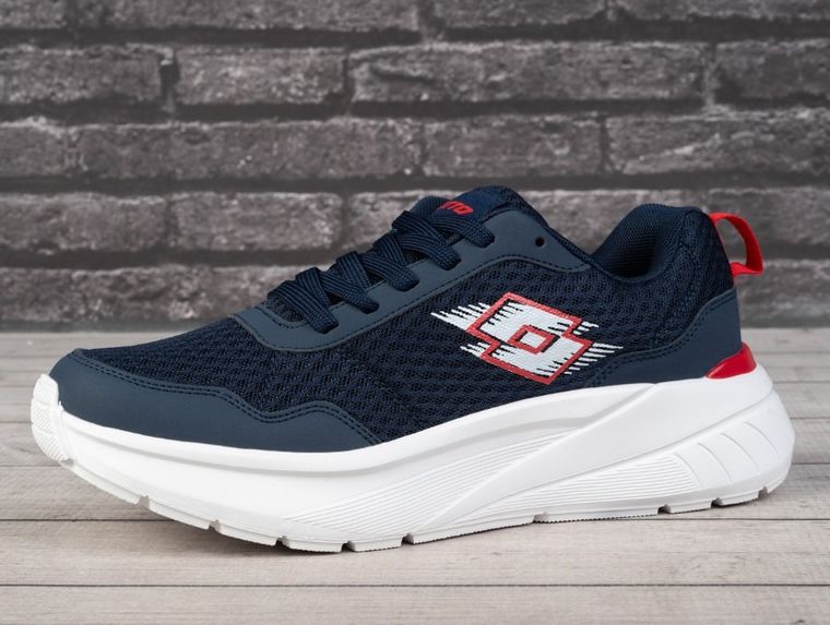 Buty sportowe męskie, do biegania, niebieskie, Lotto Dynativ