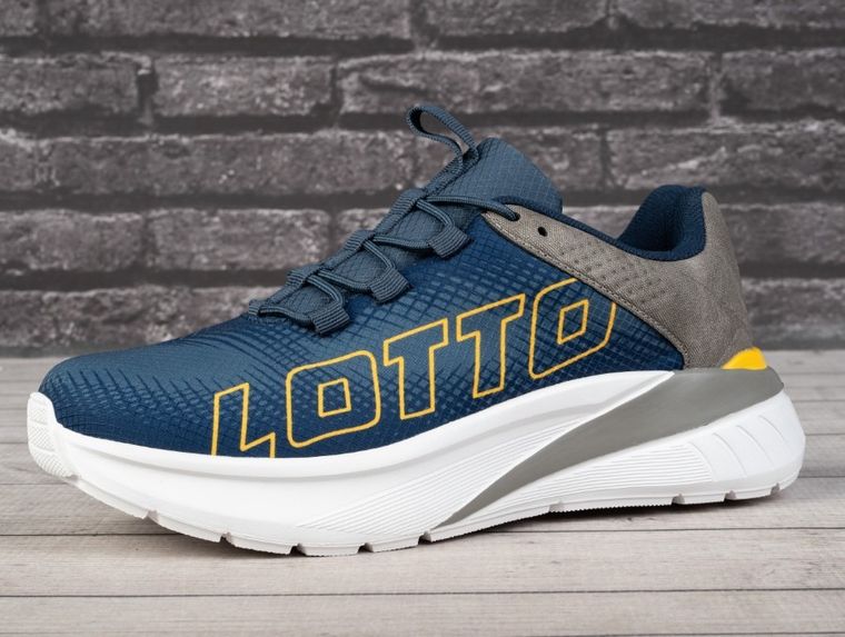 Buty sportowe męskie, niebieskie, Lotto Vitalitiv