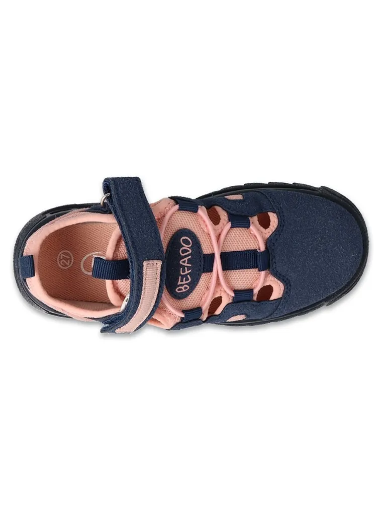 Buty trekkingowe dziewczęce, różowe, Befado