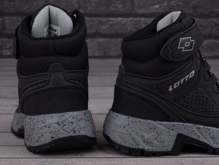 Buty zimowe chłopięce, czarne, Lotto