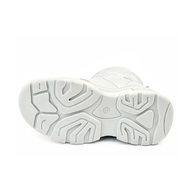 Buty zimowe dziewczęce, srebrne, Weestep