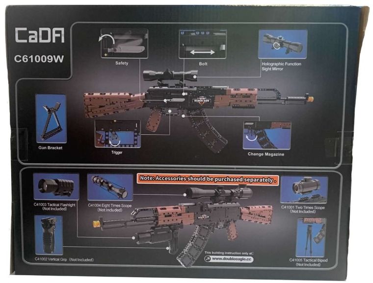 Cada, Assault Rifle AK47, broń, 738 elementów