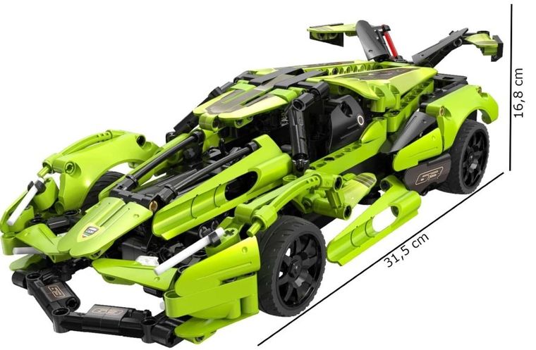 Cada, Auto sportowe, klocki konstrukcyjne, pojazd zdalnie sterowany, 432 elementy