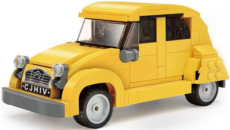 Cada, Citroen 2CV, klocki konstrukcyjne, pojazd, 298 elementów