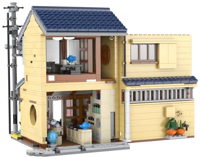 Cada, Japońska Herbaciarnia, klocki konstrukcyjne, 1200 elementów