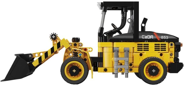 Cada, koparko-ładowarka, klocki konstrukcyjne, 403 elementy