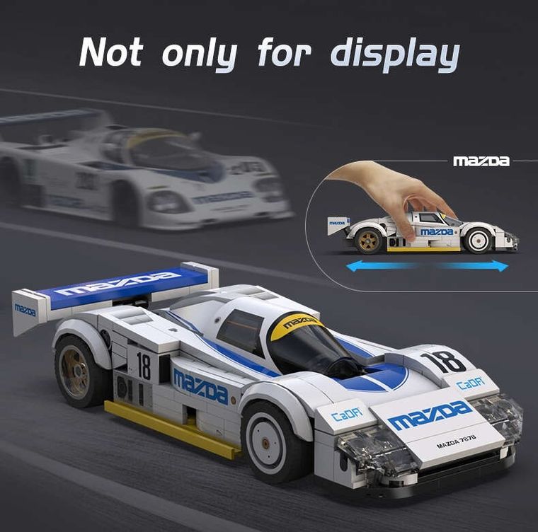 Cada, Mazda 787B, pojazd, klocki konstrukcyjne, 242 elementy